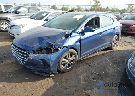 2018 Hyundai Elantra Sel из США, поврежденный, VIN 5NPD84LF6JH336547